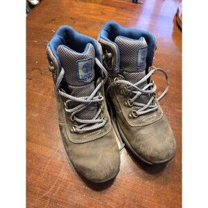 Timberland Women's Mt. Maddsen Mid Waterproof Hiking Boots Brown Blue 7.5